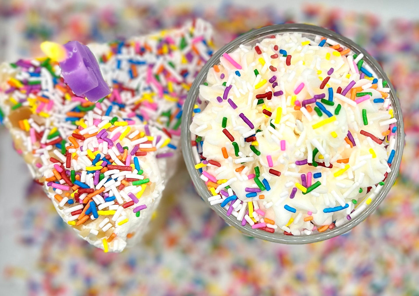 Happy Birthday Candle ... Vanilla Birthday Cake